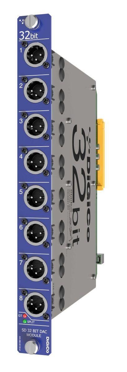 Digico 32bit DAC sd-rack module 8x output XLR