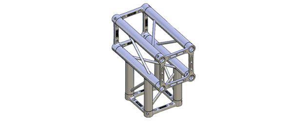 Litec QX30SAT3 angolo "T" 3 vie