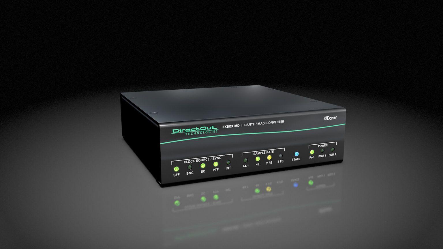 DoTec EXBOX.MD madi-dante converter