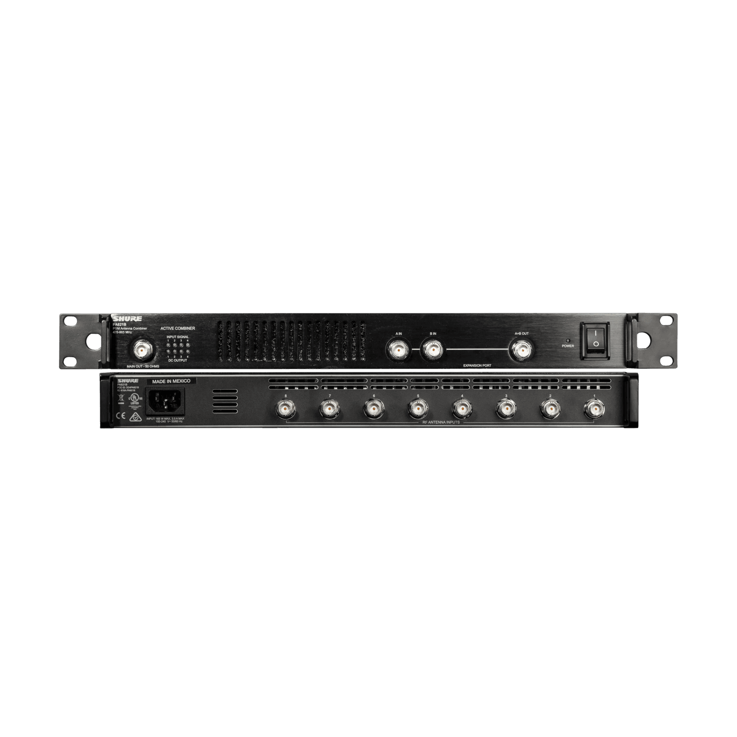 Shure PA821B Antenna Combiner 8:1 (470-865 MHz)